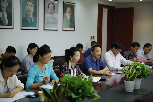 马院召开巡察动员大会1